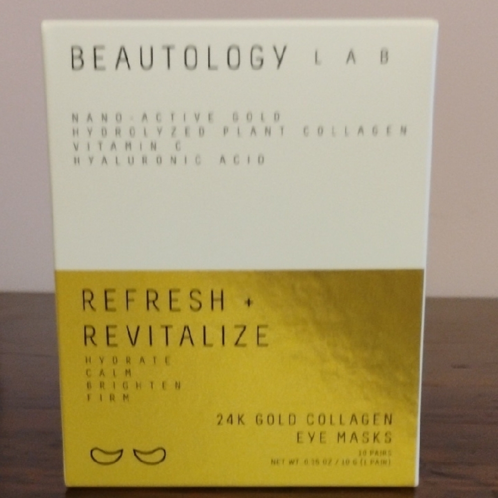 Beautology Lab 24K Gold Collagen Eye Masks NEW